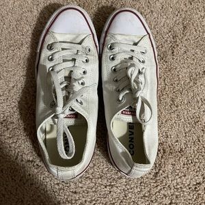 White Converse Women's Size 7